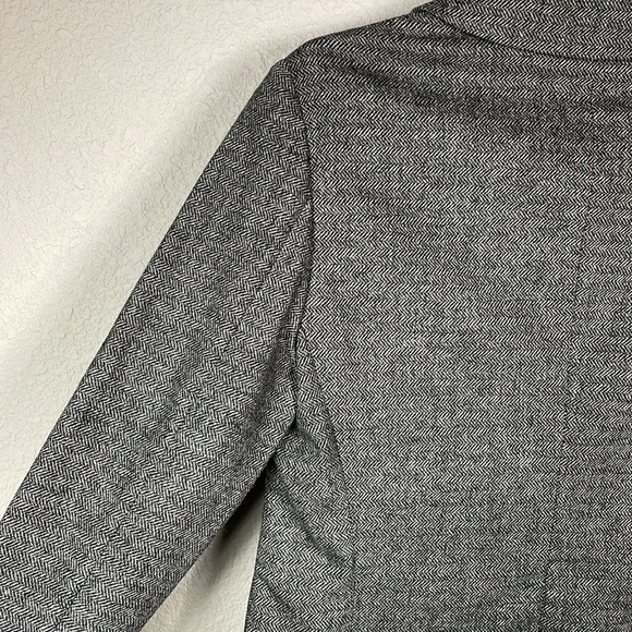 Piazza Sempione Gray Herringbone Wool Jacket Blazer Career Office Sz IT 42 US M - Picture 5 of 10